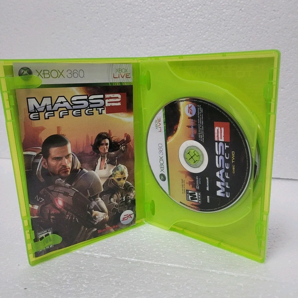 Mass Effect 2 Xbox 360 CIB Complete Tested & Working